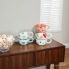Cute and fresh hand-molded coffee cups and plates, girlish mugs, afternoon tea ceramic cups, hand-painted cups with high appearance standards details Picture